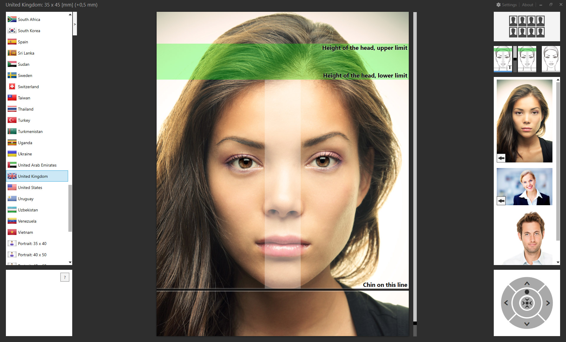 passport photo maker in photoshop